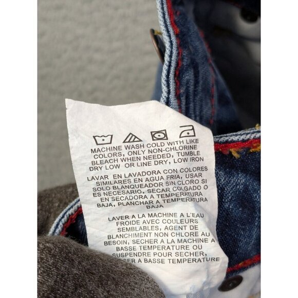 Wrangler Cowboy Cut High Rise 18MWZ Jeans Womens 5/6 x 32 Slim Fit Tapered Leg - Picture 6 of 15